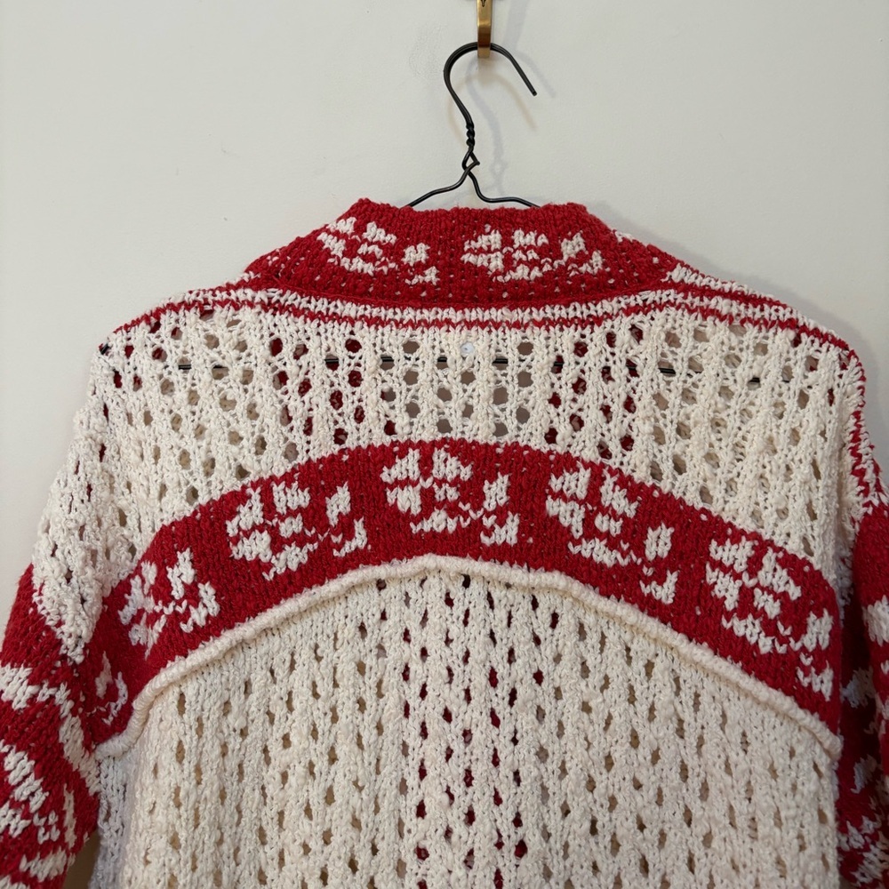 NWOT Urban Outfitters Kimchi Blue Libby Oversized Fairisle Knit Cardigan Size XS - Picture 15 of 16